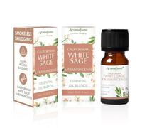 White Sage & Frankincense Essential Oil Diffuser Blend by Aromafume | 3x10ml/0.33 fl oz| Aromatherapy Oil for Cleansing Negative Energy, Protection | Ethically sourced| Sage Oil for Smokeless Smudging
