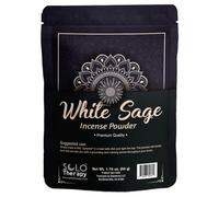 White Sage Incense Powder 50 Grams, Premium Quality, 100% Natural, Sacred Space, Natural Incense, Loose Incense, Product from India, Packaged in The USA (White Sage Incense Powder)