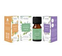 White Sage & Lavender, White Sage & Palo Santo Essential Oil Diffuser Blend by Aromafume | 3 x 10ml | Essential Oil Blend | Smoke-Free, Non Toxic Alternative to Smudging