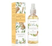 White Sage & Palo Santo Smudge Spray by Aromafume | 100ml/3.3 oz | Sage Spray for Cleansing Negative Energy & Protection | Non-Toxic | Room Spray for Spiritual Cleansing, Smokeless Sage Smudging