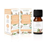 White Sage & Sandalwood Essential Oil Diffuser Blend by Aromafume | 3x10ml/0.33 fl oz | Aromatherapy Oil for Cleansing Negative Energy, Protection | Ethically sourced | Sage Oil for Smokeless Smudging