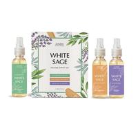 White Sage Smudge Spray Mist Gift Set by Aromafume | 3x50ml | White Sage with Lavender & Palo Santo | Air Freshener Sprays for Home, Fabric & Linen Mist | For Cleansing Negative Energy & Protection