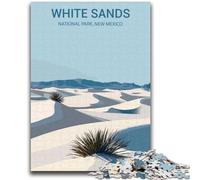 White Sands National Park 1000 Pieces Jigsaw Puzzles for Adults And Teens, for 14+ Train Your Brain And Your Hands Christmas Game Gifts 1000pcs (50x75cm)