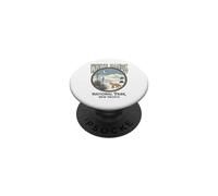 White Sands National Park New Mexico Fox Desert Night Badge PopSockets Adhesive PopGrip