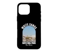 White Sands National Park New Mexico Vintage Retro Design Case for iPhone 16 Pro Max