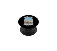 White Sands National Park New Mexico Vintage Retro Design PopSockets Adhesive PopGrip