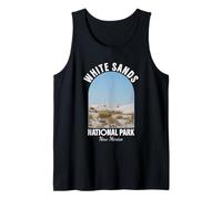 White Sands National Park New Mexico Vintage Retro Design Tank Top