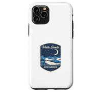 White Sands New Mexico Desert Night Sky Moon Stars Travel Case for iPhone 11 Pro