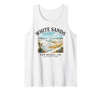 White Sands New Mexico National Park Travel Art Tank Top