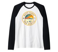 White Sands New Mexico Raglan Baseball Tee