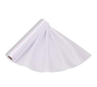 White Satin Fabric Roll 20m x 29cm - Shiny Silky Polyester Craft Fabric for Wedding Decorations, Bows, Chair Sashes, Gift Wrapping, DIY Sewing & Festive Crafts