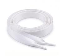 White Satin Ribbon Shoelaces for Womens Size 5 to 8 Trainers, Sneakers & Pumps