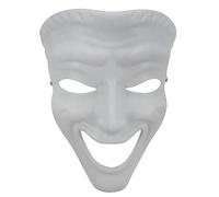White SCP-035 Possessive Mask Resin Halloween Dance Party Cosplay Costume Mask Props (White-a)