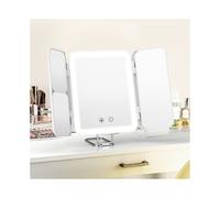 (WHITE) SEJOY Makeup Mirror LED Lights Adjustable, Rechargeable,for Dorm Dressing Fill light Smart Complementary Makeup Mirror