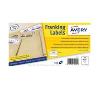 Avery Franking Label Double All Machines White FL01 (Pack of 1000) + FREE 24HDEL