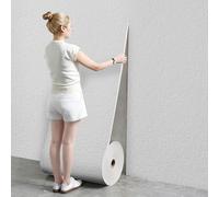 White Self Adhesive Wallpaper 3mm Thick Thermal Insulation Peel and Stick Wallpaper Insulating Waterproof Removable Wall Paper Decorative Wall Panels Stickers For Bedroom Living Room Hotel 50x1000cm