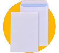 White Self Seal Security Envelopes Wallet Envelopes Fully Opaque Self Sealing Printer Safe Mailing Paper Envelopes for Everyday Home Office Commercial Use C4 C5 C6 HTUK (20, C4 - (Size: 324x229mm))