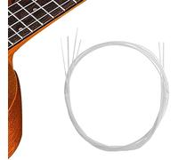 White Set of 4X Nylon Replacement Wonderful Music Musical Accessories Ukulele Strings Comfortable and Environmentally Beautiful Folk and World Instrument Accessories