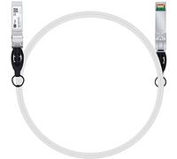 White SFP+ Cable, 10G SFP+ DAC, 1M(3.3ft), Passive Direct Attach Copper Twinax Cable for Cisco SFP-H10GB-CU1M, Ubiquiti UniFi UC-DAC-SFP+, TP-Link, Meraki, Mikrotik, Intel, Fortinet, Netgear