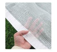 White Shade Cloth 50% UV Protection with Grommets Large 20x20ft Sun Shade Fabric for Plants Patio Balcony & Outdoor Events -Versatile Sun Shelter Net