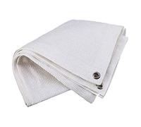 White Shade Cloth for Plants UV Resistant Sunshade Netting Available in 2x2m to 9x9m Sizes Grommeted Garden Shade Sail Ideal for Outdoor Use Protects from Sunlight.