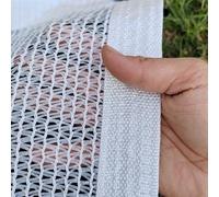 White Shade Cloth Greenhouse Sunblock Shading Net Heavy Duty Shade Fabric 1x2.0 m 3×5.0 m 4×5.0 m 2x2.0 m Shade Tarp Cover for Outdoor Patio Carport Garden 50% Shading Rate(2x6.0m(6.6x19.7ft))