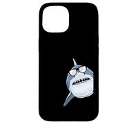 White Shark Lover Kids Under Water Shark Case for iPhone 15