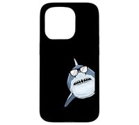 White Shark Lover Kids Under Water Shark Case for iPhone 15 Pro