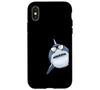 White Shark Lover Kids Under Water Shark Case for iPhone X/XS