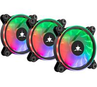WHITE SHARK Nebula 120 mm Case Fan Twin Pack, Black