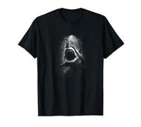 White Shark Want Attack Underwater Ocean Scene T-Shirt