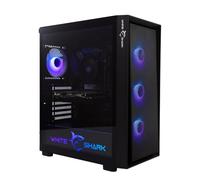 White Shark Warhead 3 E-ATX Black Gaming PC Case | x4 RGB Fans Tempered Glass