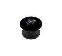 White Shark Zombie Funny Halloween Jawsome Scary Zombies PopSockets Adhesive PopGrip
