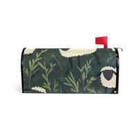 White Sheep Green Grass Cartoon Decorative mailbox covers for memorial day cute holiday mailbox covers standard size Caja de correos