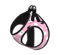 White Sheep On Red Background Print Adjustable Harness Leash Set For Cats And Dogs, Soft Breathable Kitten Puppy Mesh Vest With Reflective Design, Escape-Proof Lead For Small Pets Walking Training