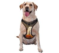 White Sheet Ghost Hands Folded In Prayer No Pull Dog Harness Adjustable Reflective Oxford Easy Control Medium Large Dog Harness