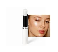 White Shimmer Eyeshadow Stick, Twist-Up Highlighter Pencil, 1-Pack | Rounded cosmetic tip for direct application, eyelids and brow bones for daily make-up, cheekbones for evening looks