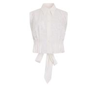 White shirt without sleeves elegant versatile - female - Philosophy di Lorenzo Serafini - Shirts - White - 2XS - Blouses & Shirts 2XS