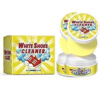 White Shoe Cleaner Cream 100g - Rinse-Free Sneaker Cleaner With Sponge | Tennis & Gym Shoes,2Pcs