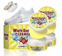 White Shoes Cleaner, All-Purpose Rinse-Free White Shoe Cleaner Cream with Sponge, Multifunctional Cleaning Cream, Eliminates Dirt, Scuff Marks & Yellowing, Quick Drying (2)