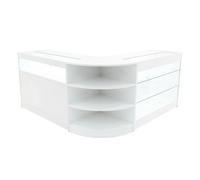 MonsterShop Demeter LED Shop Counter Set K1200 B1200 & LM60 White