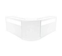 Monstershop Iris LED Shop Counter Set CM60 & 2 x B1500 - White