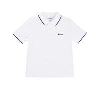Boss J25p26 Short Sleeve Polo White 4 Years Boy