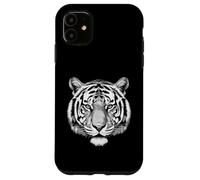 White Siberian Bengal Tiger Endangered Wildlife Cat Case for iPhone 11