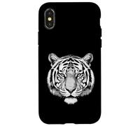 White Siberian Bengal Tiger Endangered Wildlife Cat Case for iPhone X/XS