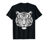 White Siberian Bengal Tiger Endangered Wildlife Cat T-Shirt