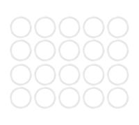 White Silicone Gaskets 20Pcs Silicone Seal O Ring Replacement Parts Compatible with Keurig Reusable Coffee Filter