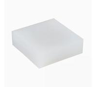 LACOGI White Silicone Rubber Sheet 100x100mm 150x150mm 200x200mm 300X300mm 2/3/4/5/6/8/10/15mm Thick Silicone Seal Gaskets Pad 1pc (Size : 300x300x8mm)
