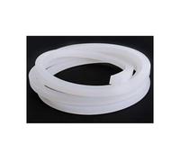 White Silicone Square/flat Solid Soft Sealing Strip Water Retention High Temperature Resistance 1piece(3 * 3mm)