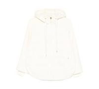 White Silk & Nylon Jacket - female - Twinset - Winter Jackets - White - L - Jackets L